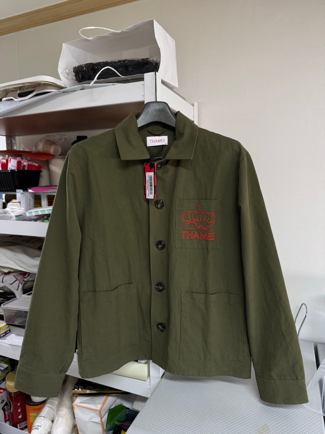 THAMES MMXX 페인터 자켓 그린 L 상품이미지2