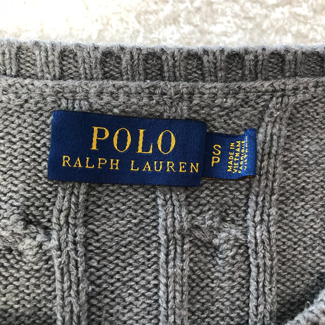 폴로랄프로렌 꽈배기 니트 상품이미지3