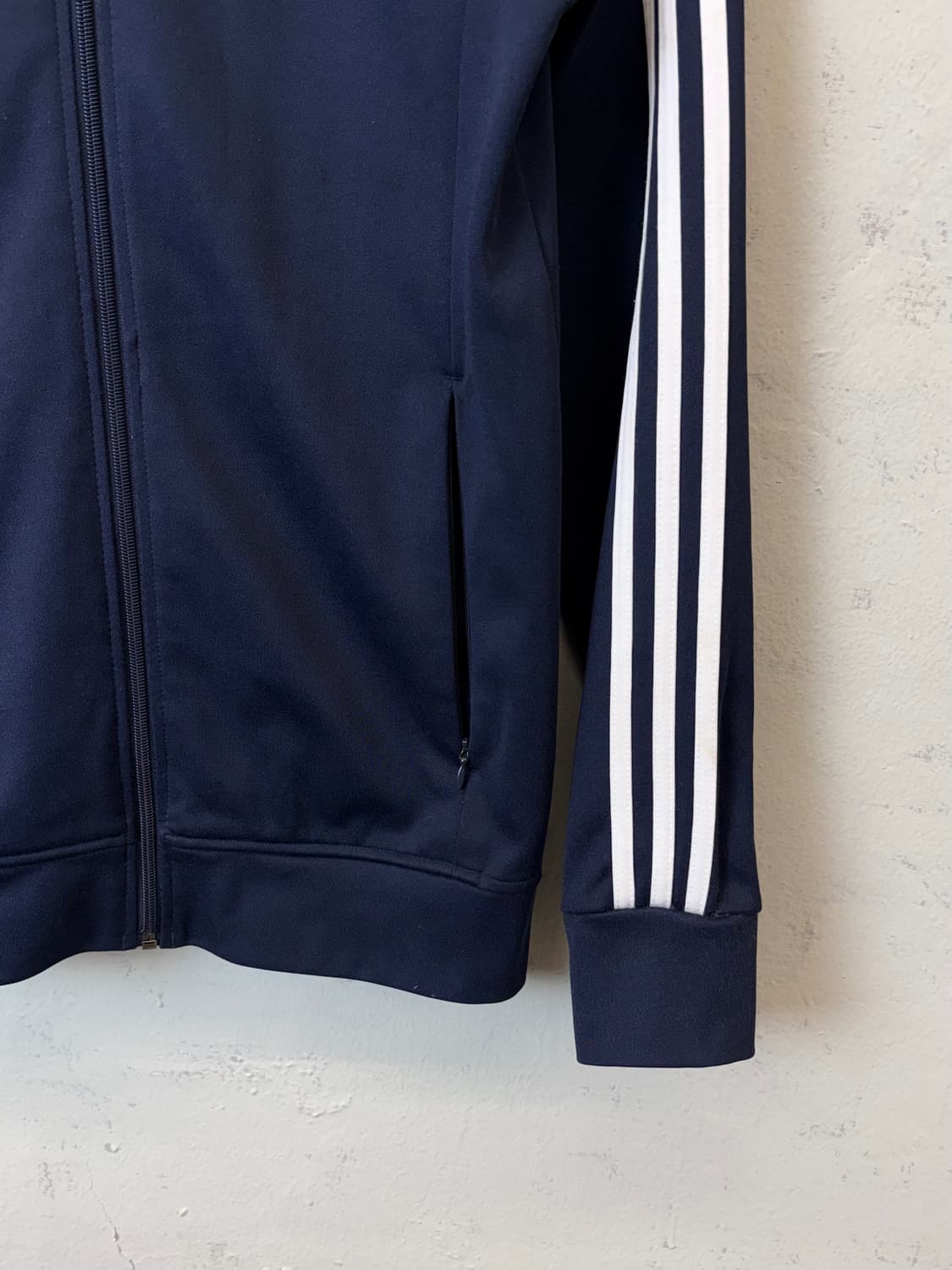 아디다스 빈티지 유로파 삼선 트랙탑 져지 네이비 상품이미지3