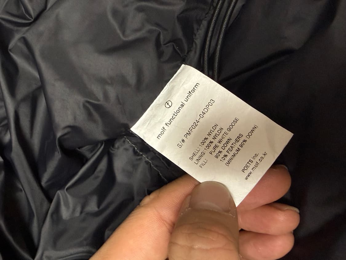 모이프 쉐도우 푸퍼 다운 패딩 3사이즈 올리브 상품이미지6