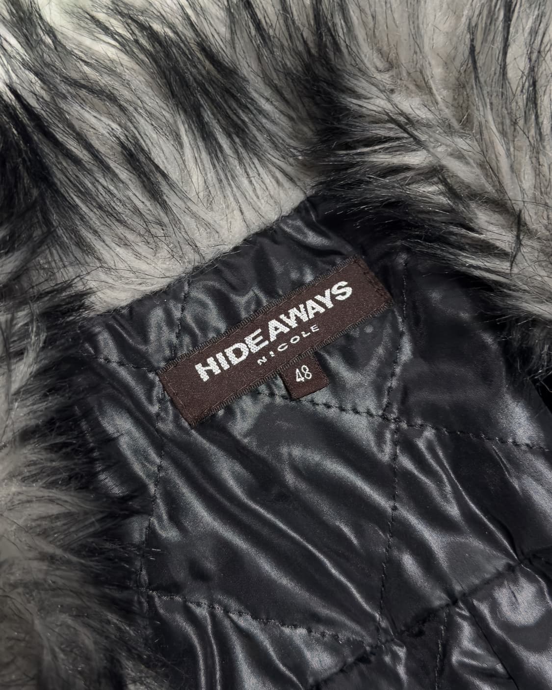 {Hideaways} Faux Fur-Trim Denim Jacket 상품이미지10