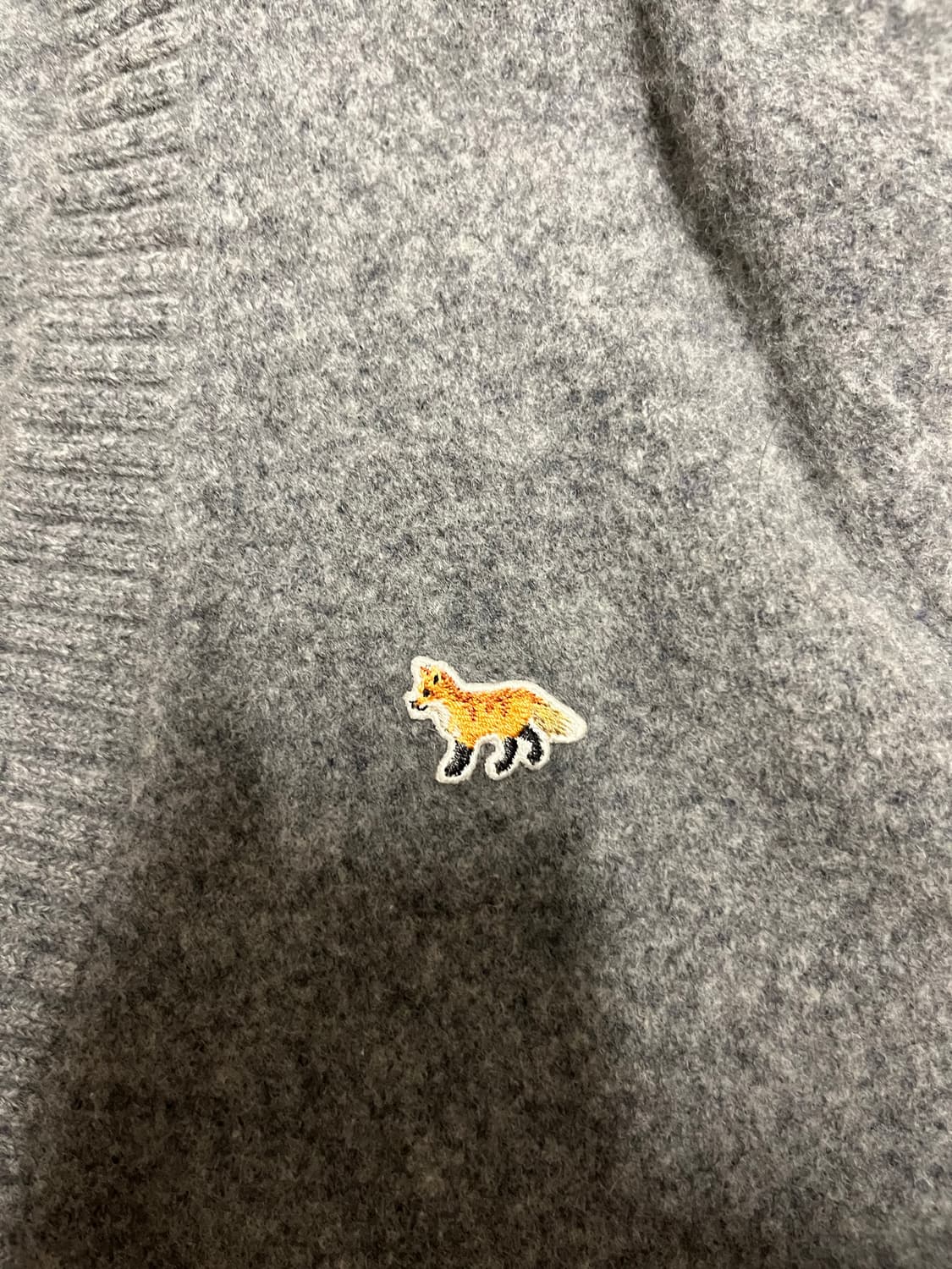 메종키츠네 폭스 패치 가디건 M 상품이미지2