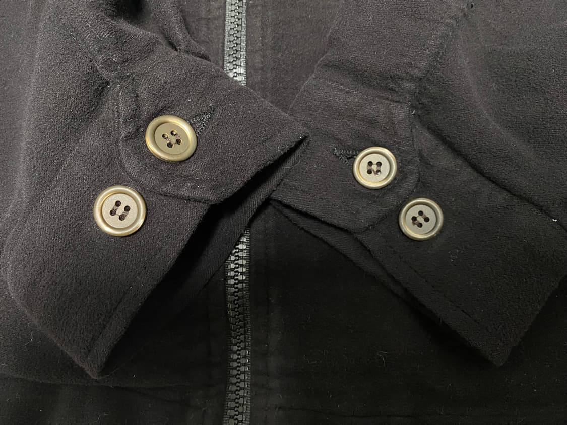 [XL] 스투시 x 아워레가시 블루종 자켓 블랙 몰스킨 상품이미지4