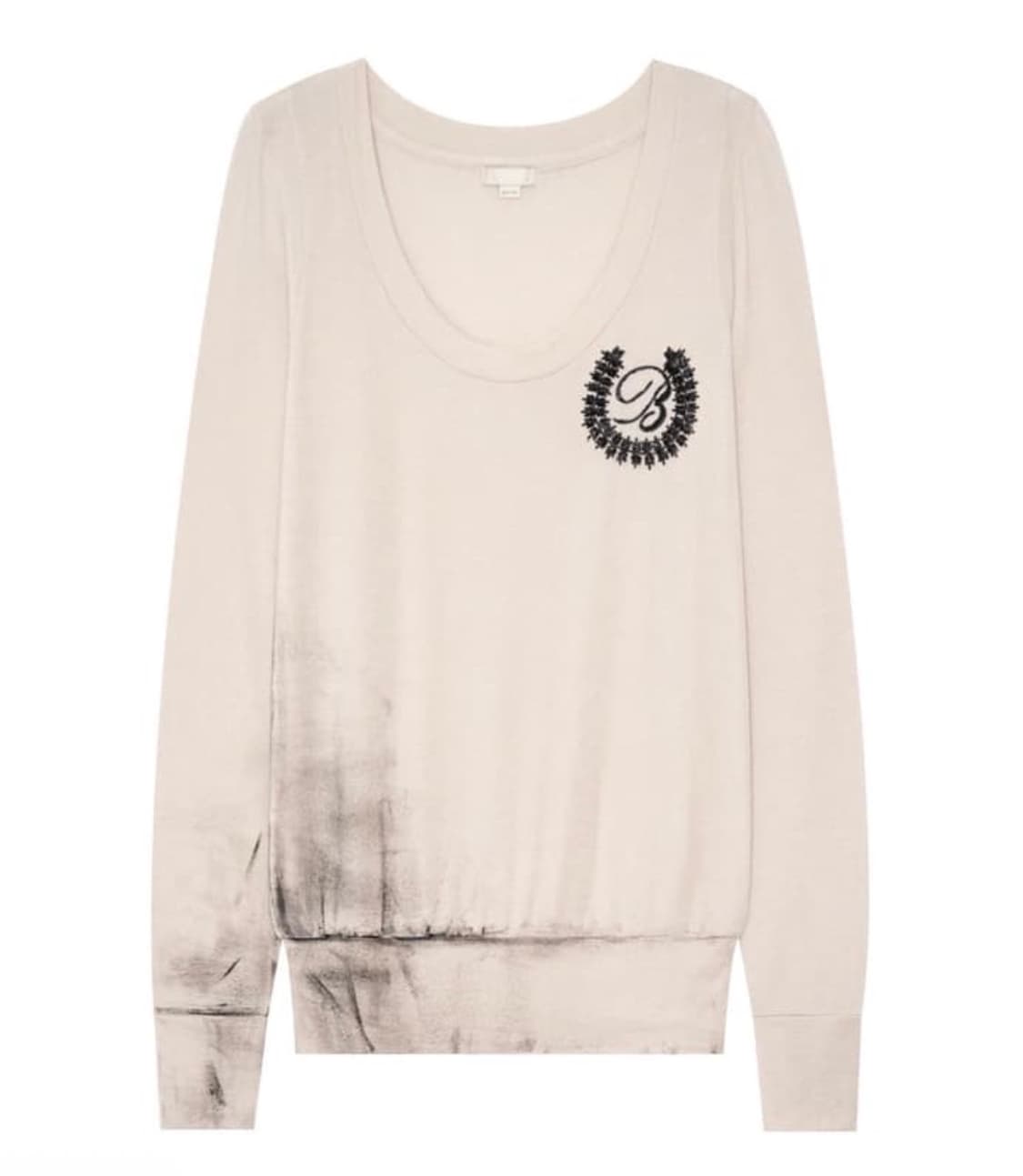 본네 Bonnae Beaded plunge neck top (Beige) 상품이미지1