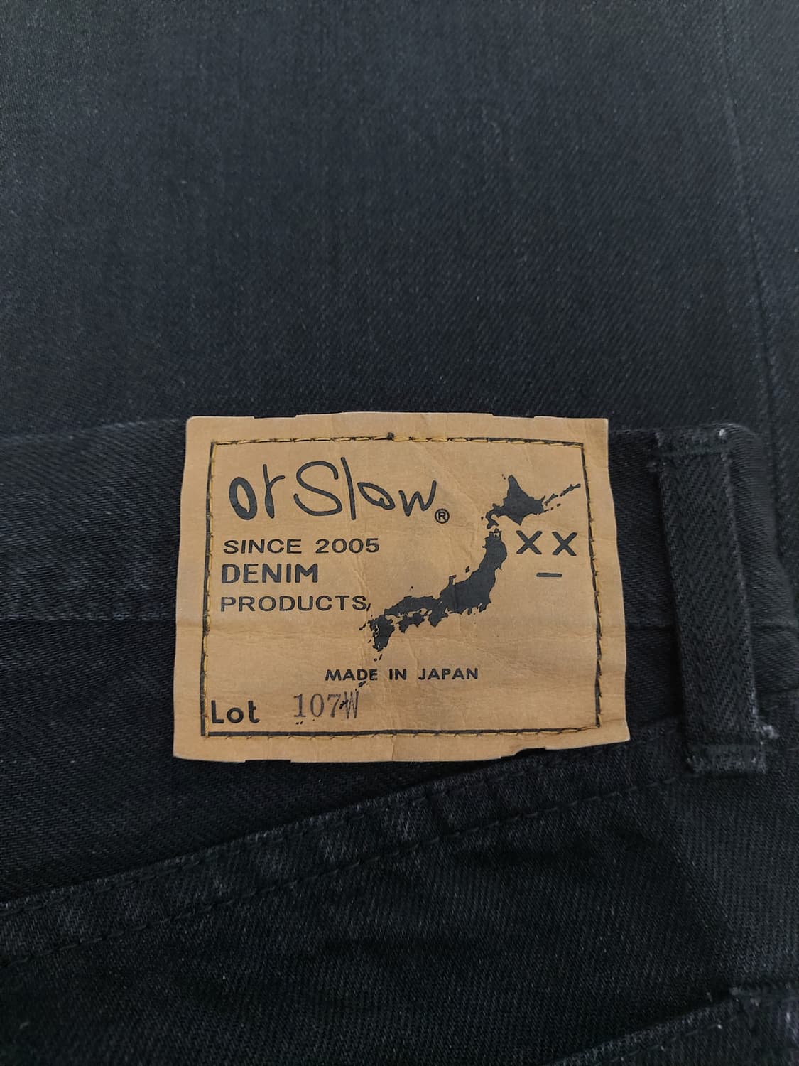 오어슬로우 orslow 107w 흑청 상품이미지4