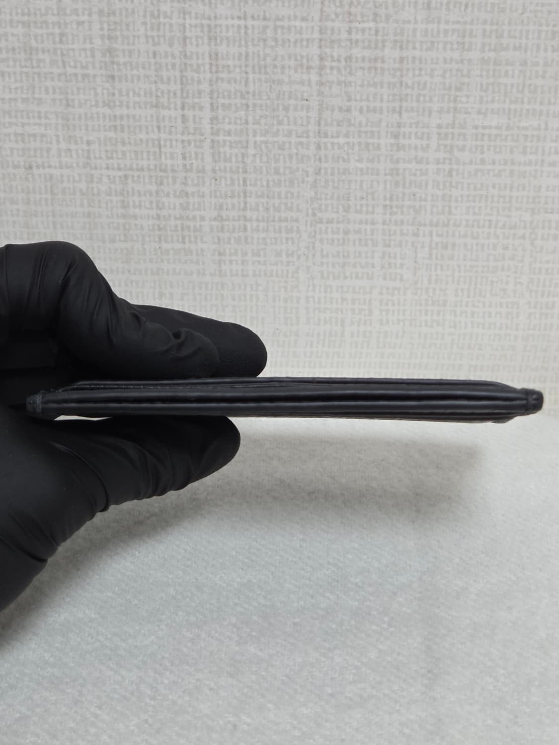 구찌 블랙 레더 카드지갑 / 25FW / 풀구성 상품이미지7