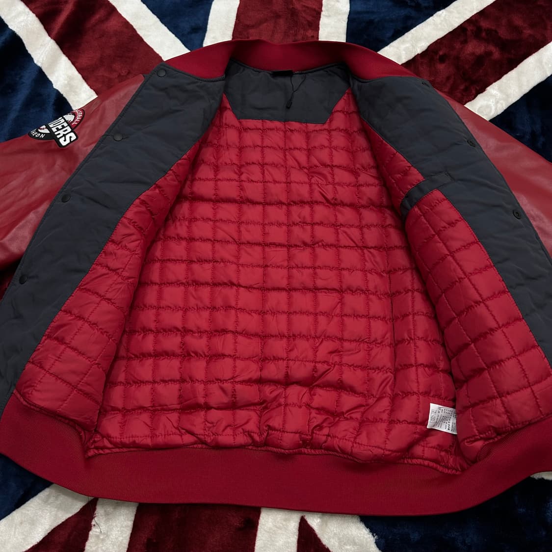 [95M]SSG랜더스 춘추 야구 점퍼/그레이레드 상품이미지4