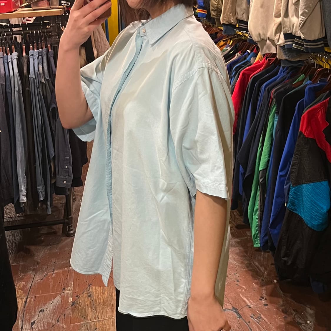 [HI] 폴로 반팔 셔츠 블루 상품이미지4