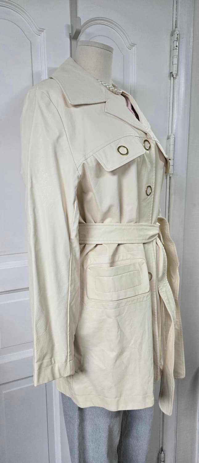 House of sunny 하우스오브써니 페이크레더코트 상품이미지4