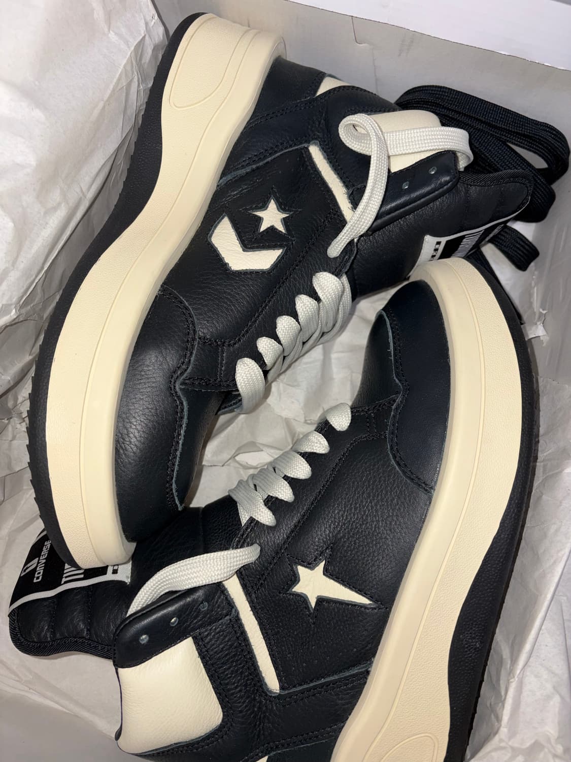Rick Owens X Converse Turbowpn Black 상품이미지1