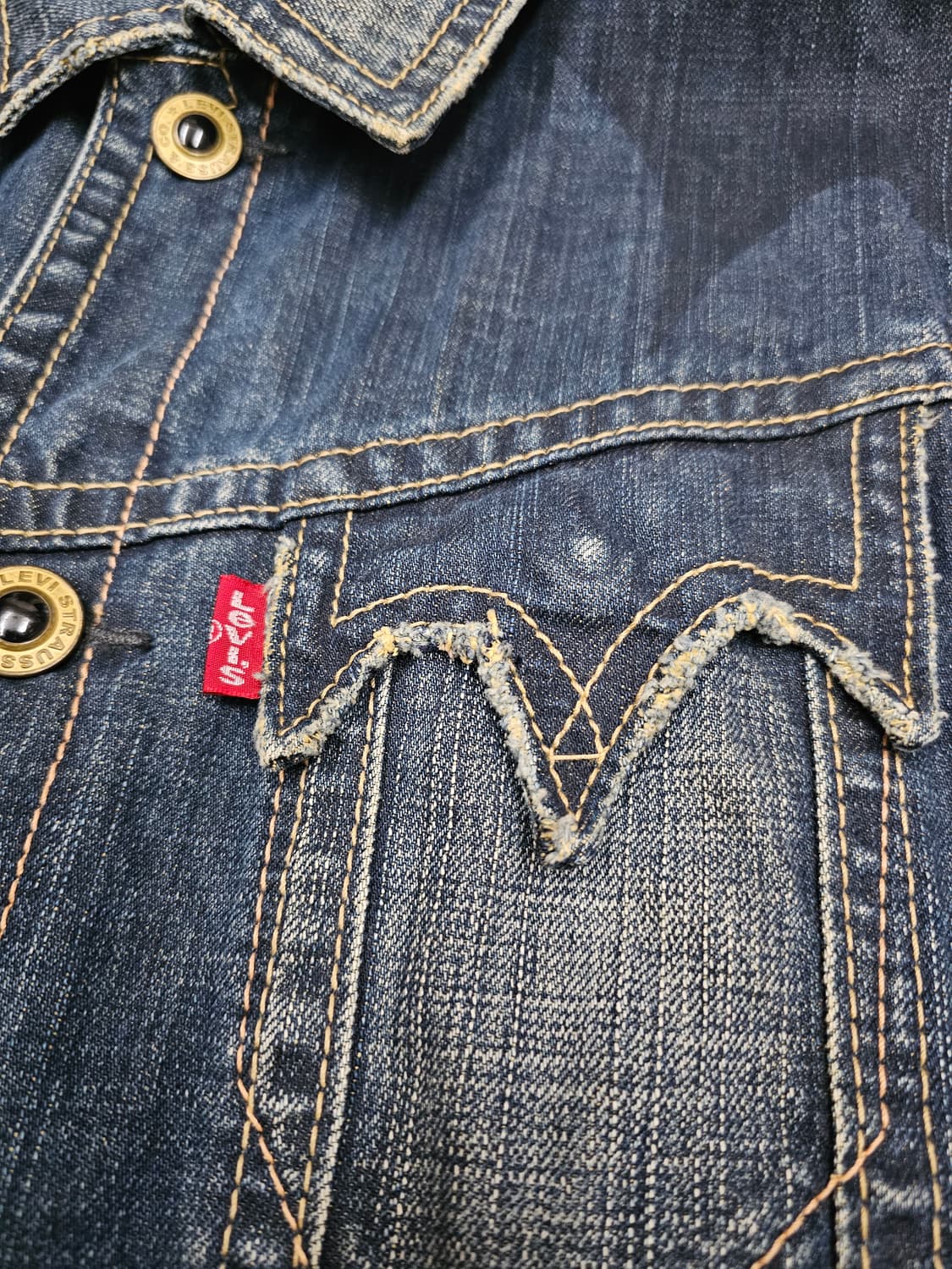 리바이스 데님 베스트 청조끼 엔지니어드 레트로 상품이미지6