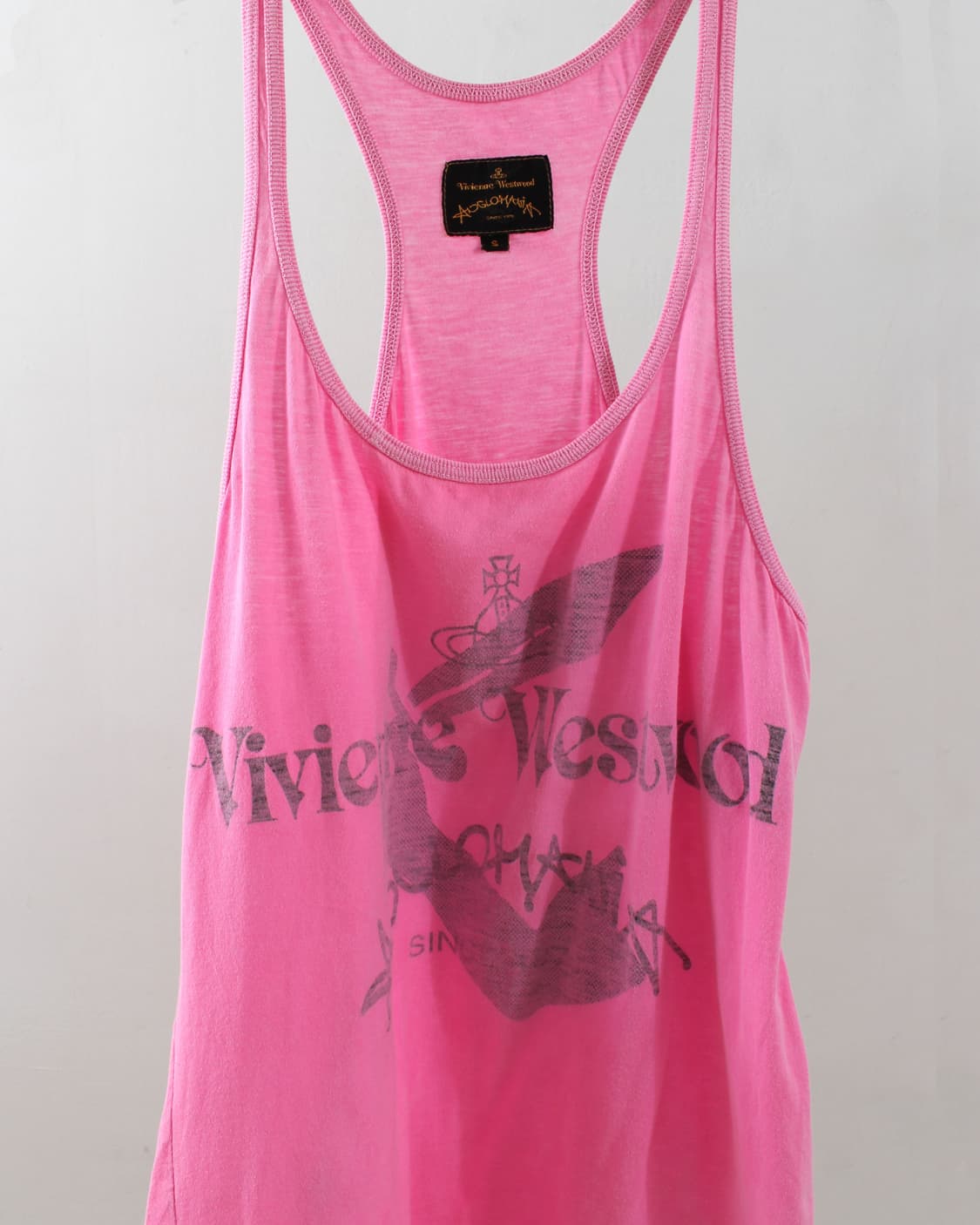 비비안웨스트우드 VIVIENNE WESTWOOD 핑크 분홍 나시 티셔츠  상품이미지1