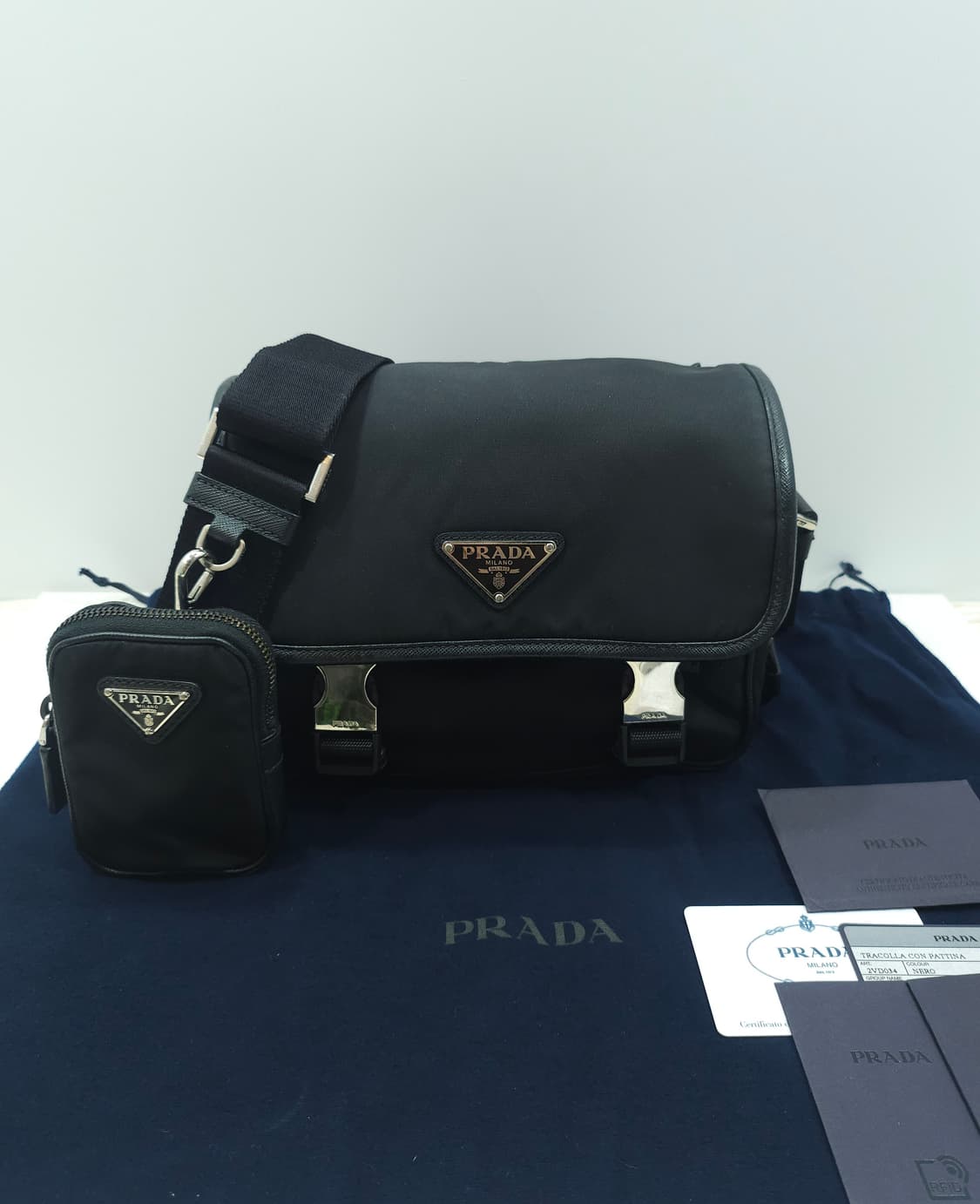 [정품]프라다 리나일론 사피아노 숄더백 멀티 크로스백 2VD034 상품이미지1