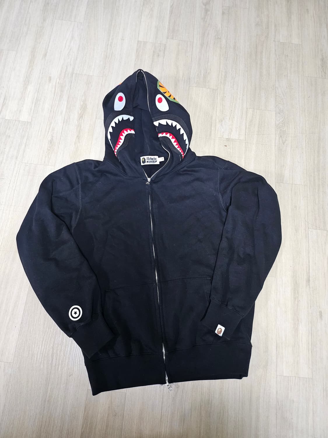 베이프 후드집업 블랙 M 상품이미지1