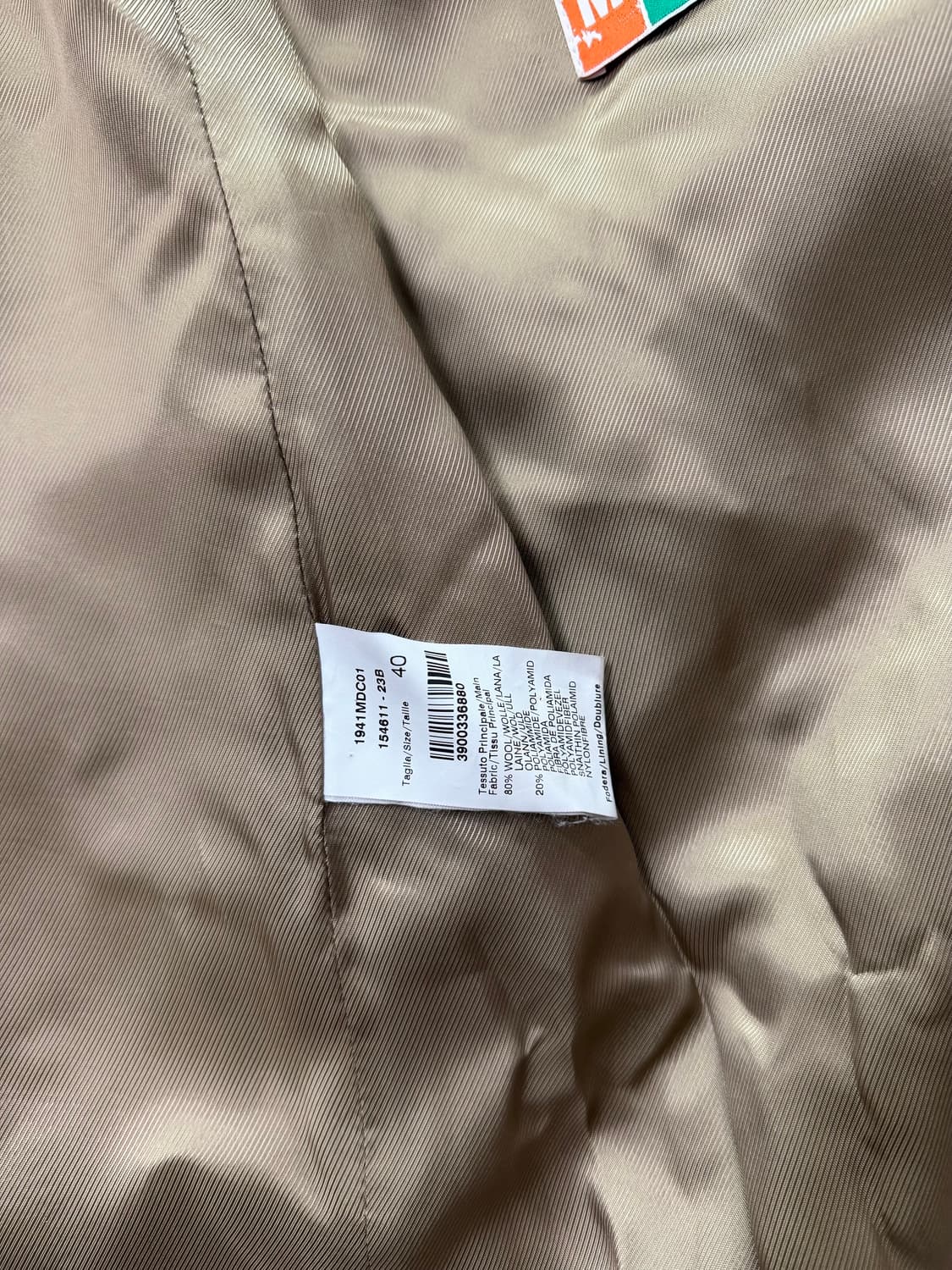 MSGM 베이지 코트 상품이미지7