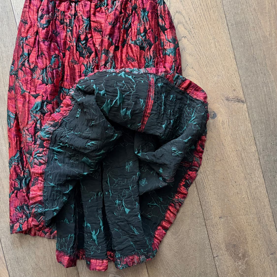 Floral Jacquard Texture Volume Skirt 상품이미지7