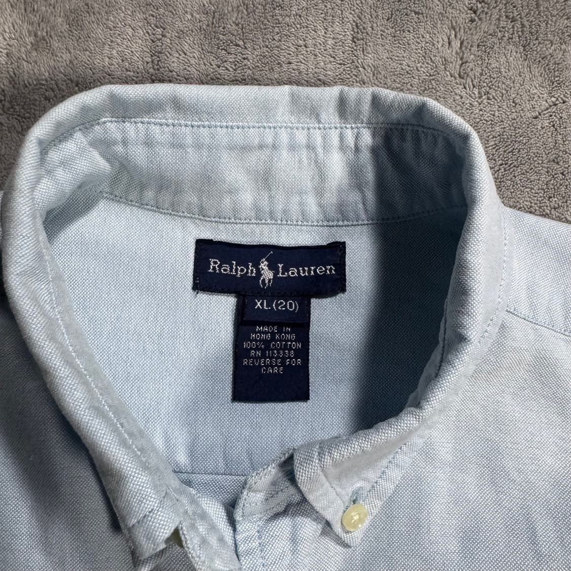 폴로랄프로렌 하늘색 셔츠 상품이미지5