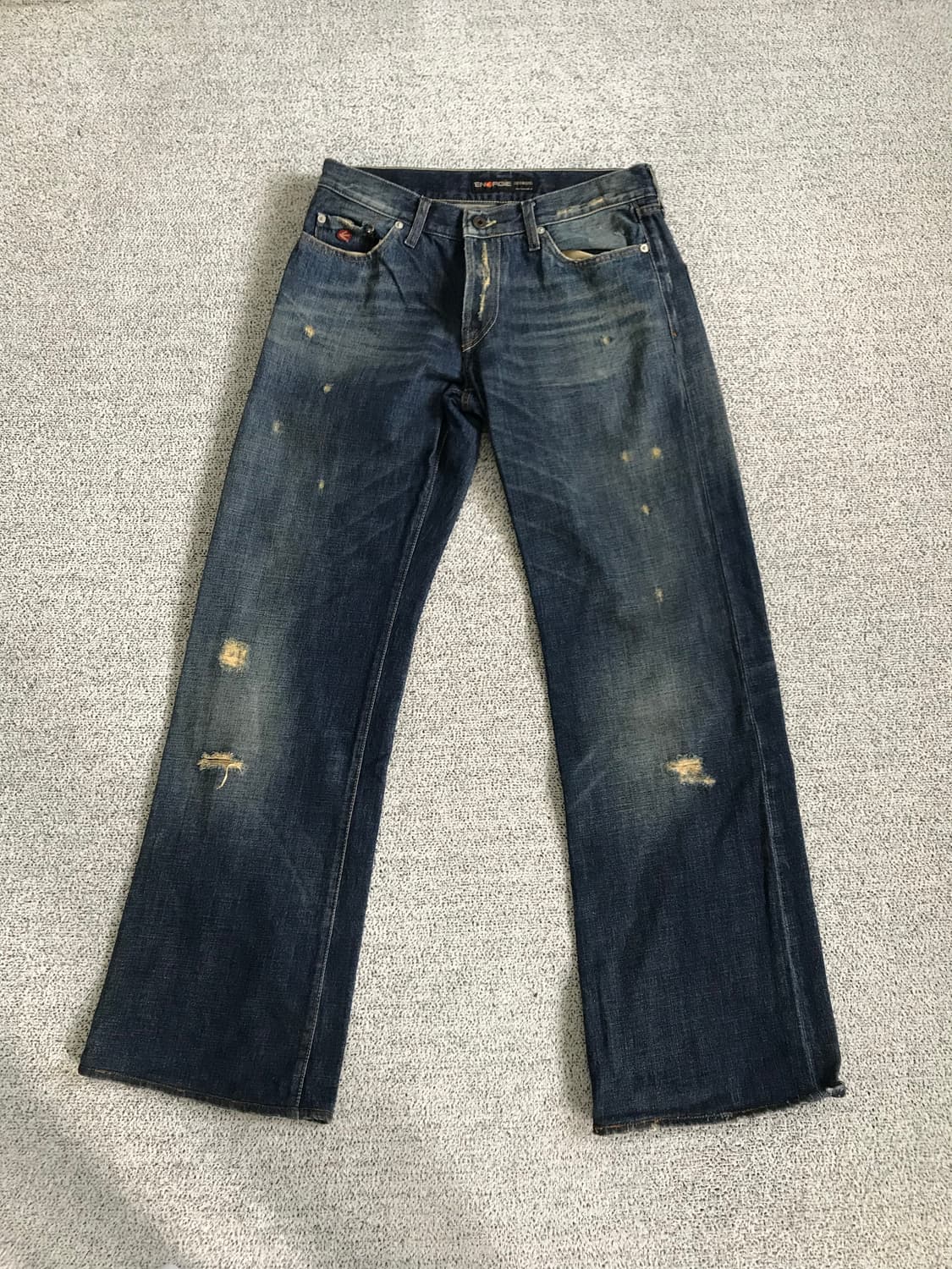 그런지 와이드 데님 팬츠 상품이미지7