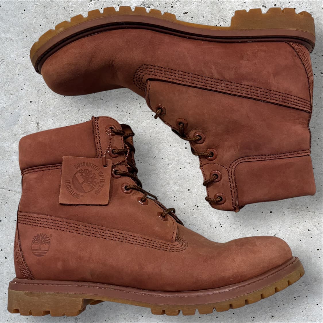 [255] 팀버랜드 우먼 워커 브라운 핑크 부츠 상품이미지1