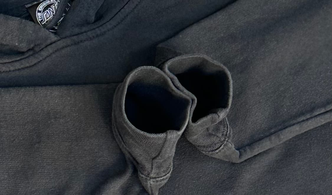 산타크루즈 클래식 닷 로고 후드티 블랙 S (Small) 스케이트보드 풀 상품이미지8