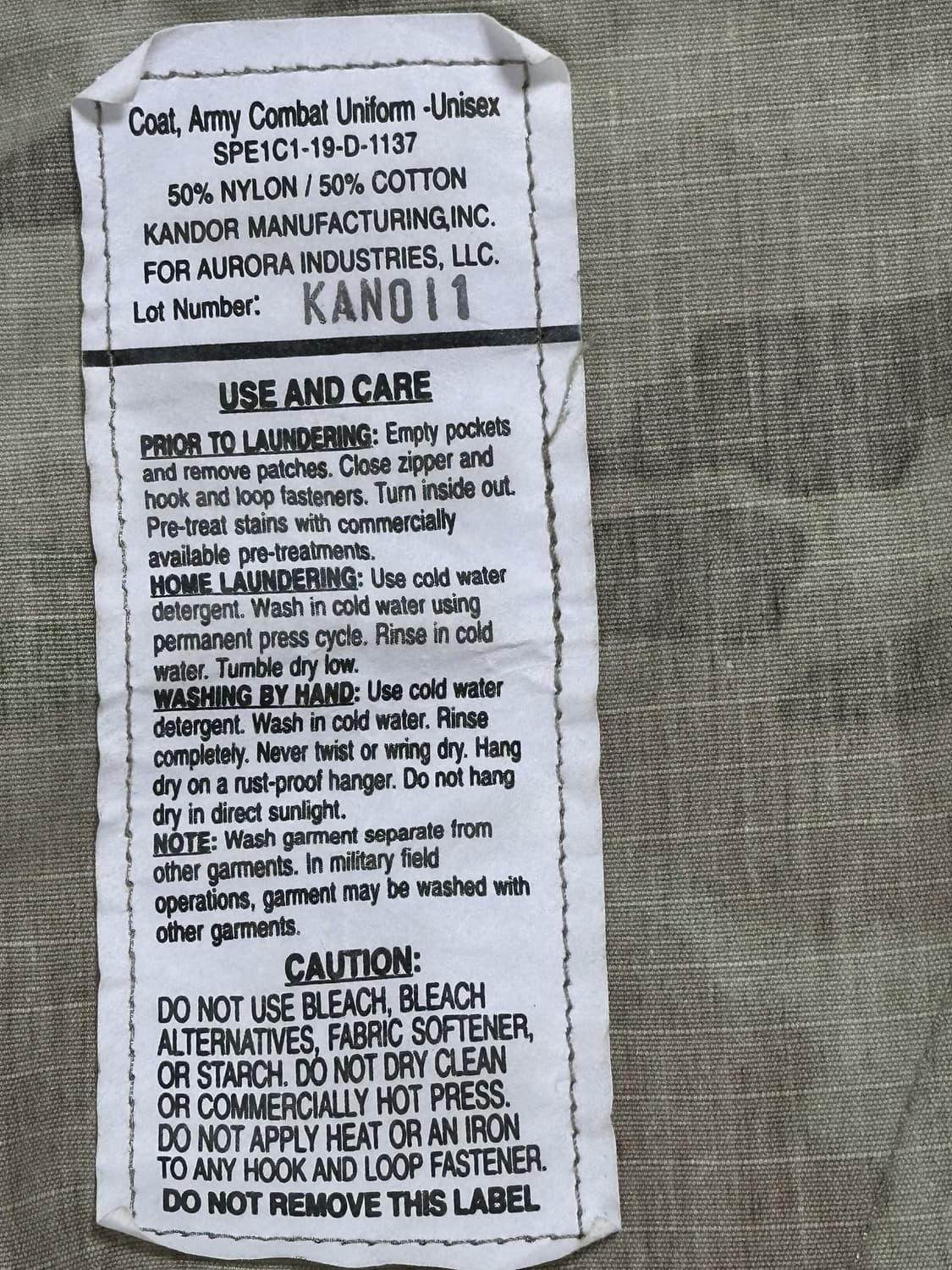 미군 OCP 전투복 상의 (M/R) (L) 상품이미지6