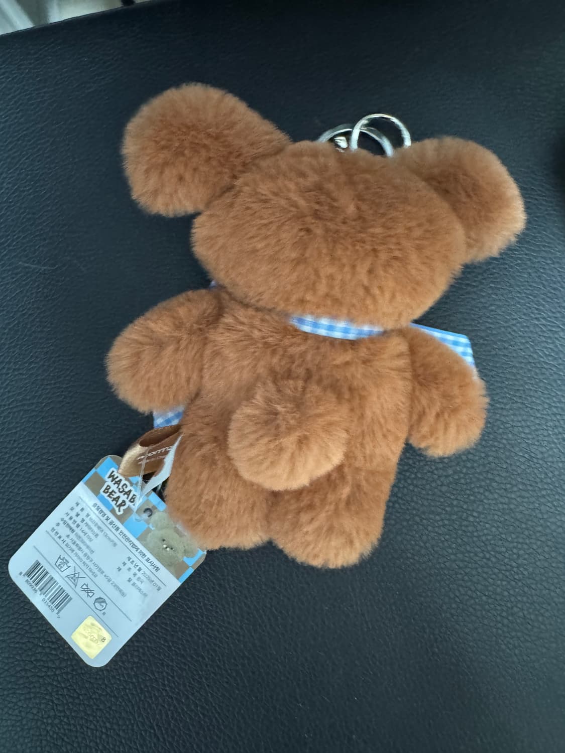 와사비베어 13cm 브라운 정품 키링 상품이미지2