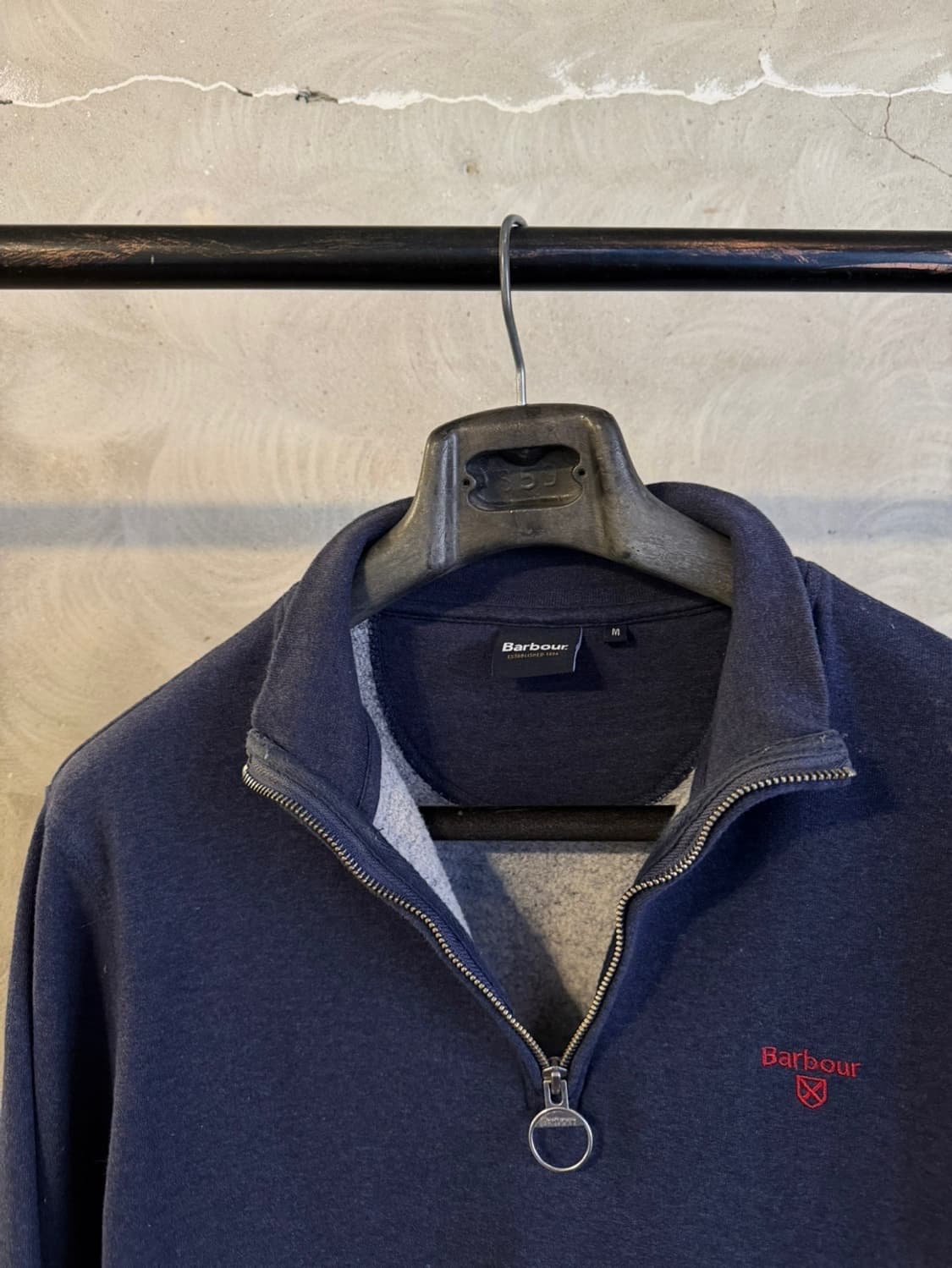 바버 쿼터짚 스웻 100 상품이미지2