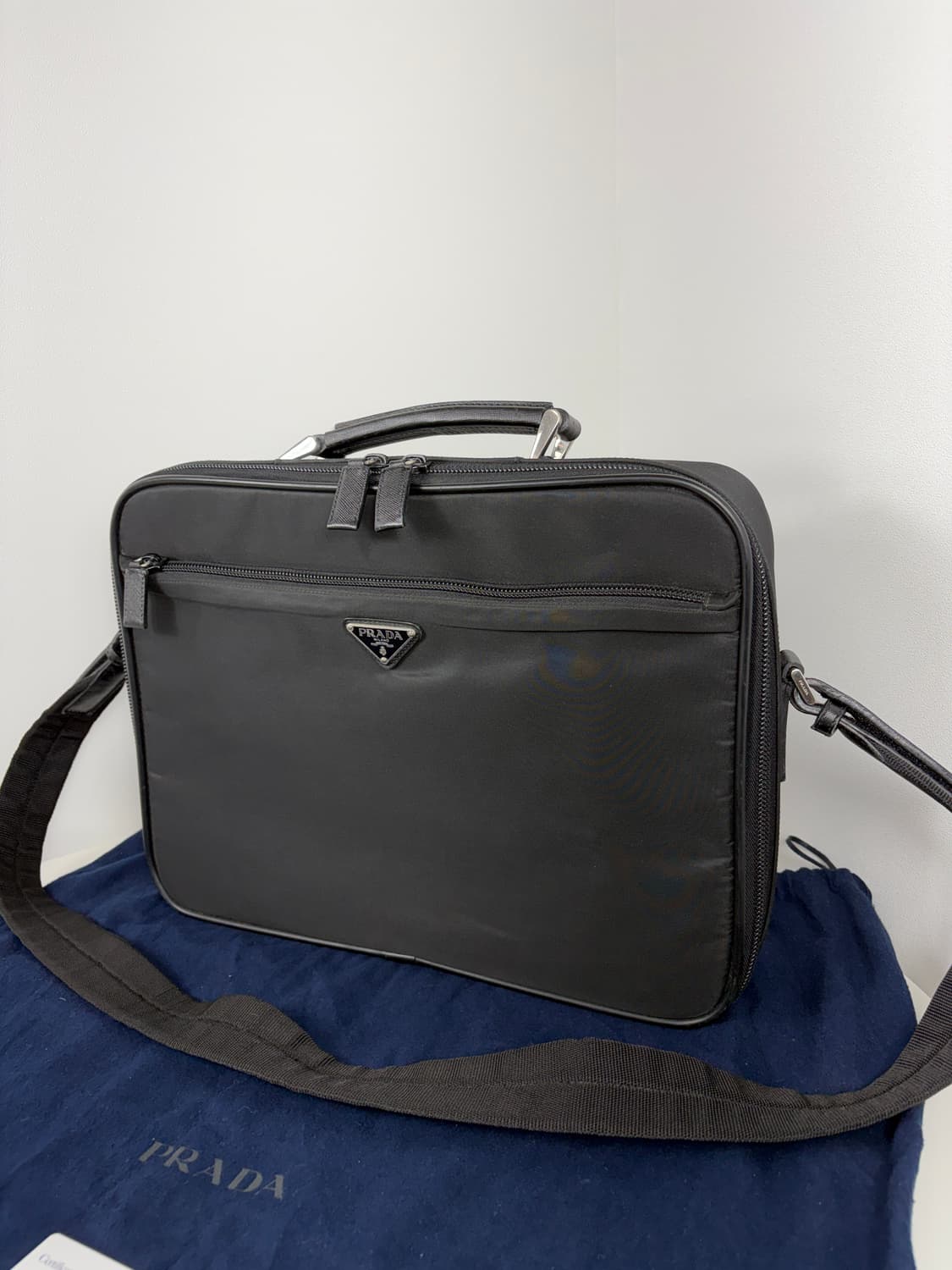 프라다 나일론 2way 서류가방 브리프케이스 상품이미지2