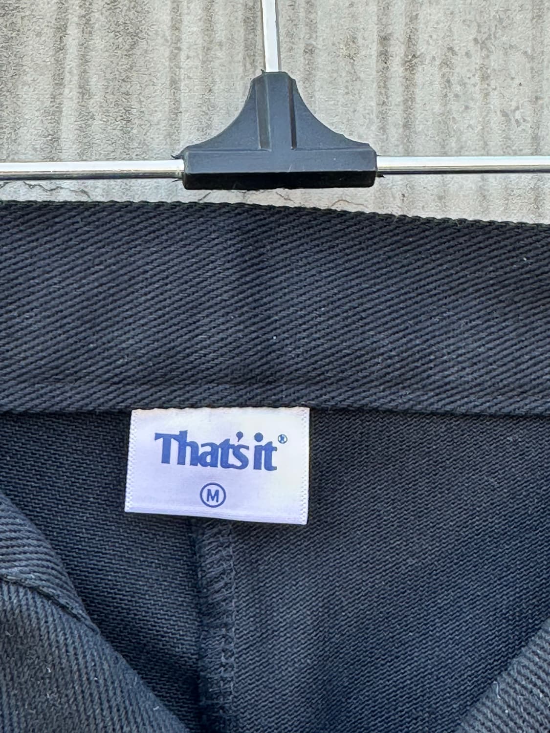 뎃츠잇 커브드 와이드 코튼 데님 팬츠 상품이미지3