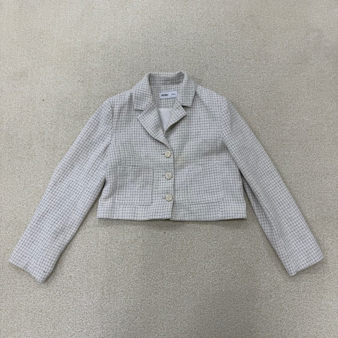 L 미쏘 트위드 자켓 0126T1 상품이미지1