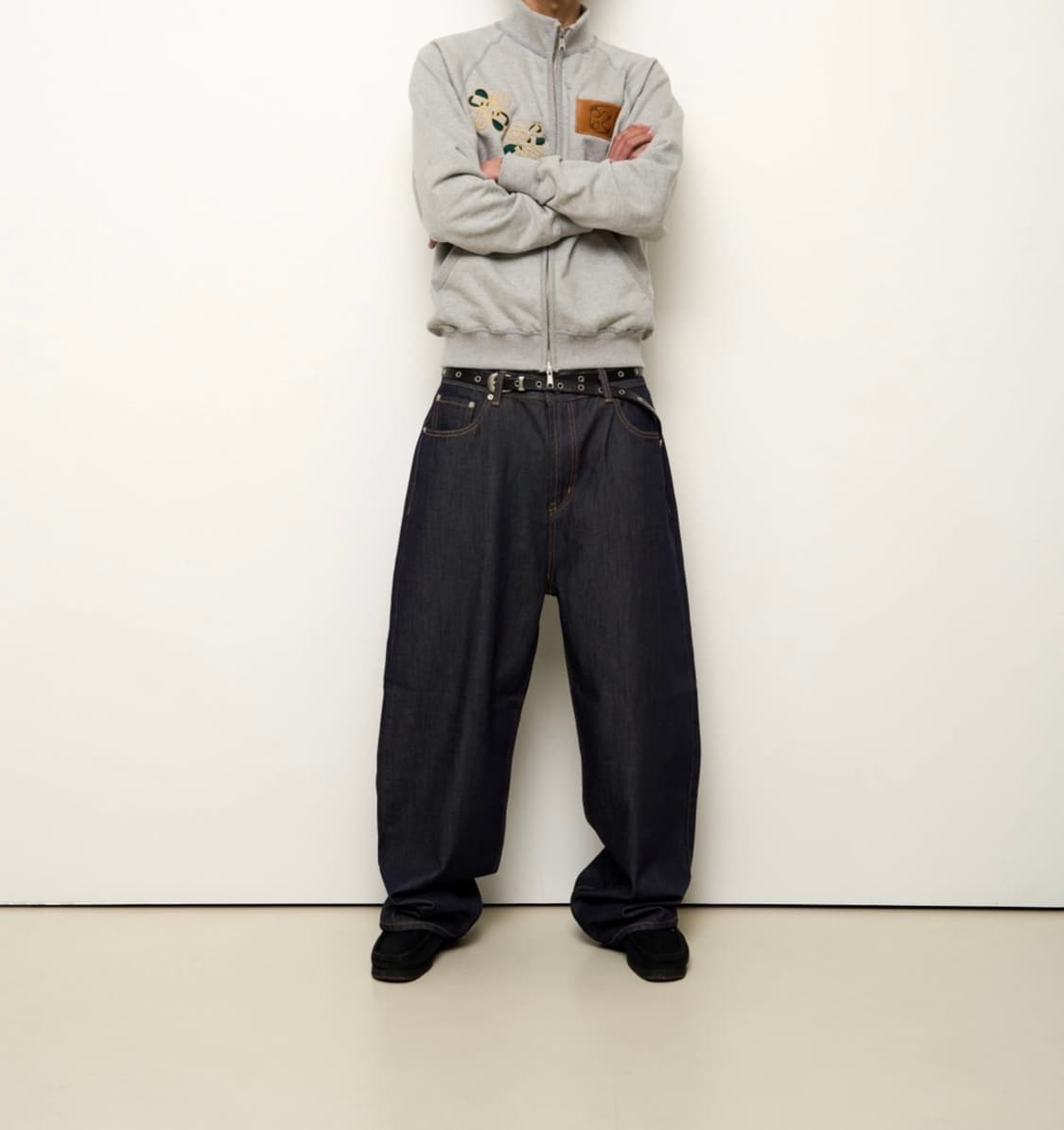 9999아카이브 링킹 와이드 데님팬츠 바지 3 상품이미지5