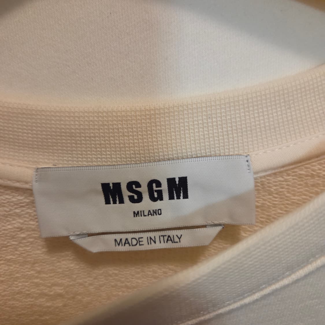 MSGM 브러쉬드 로고 스웨트셔츠 상품이미지3