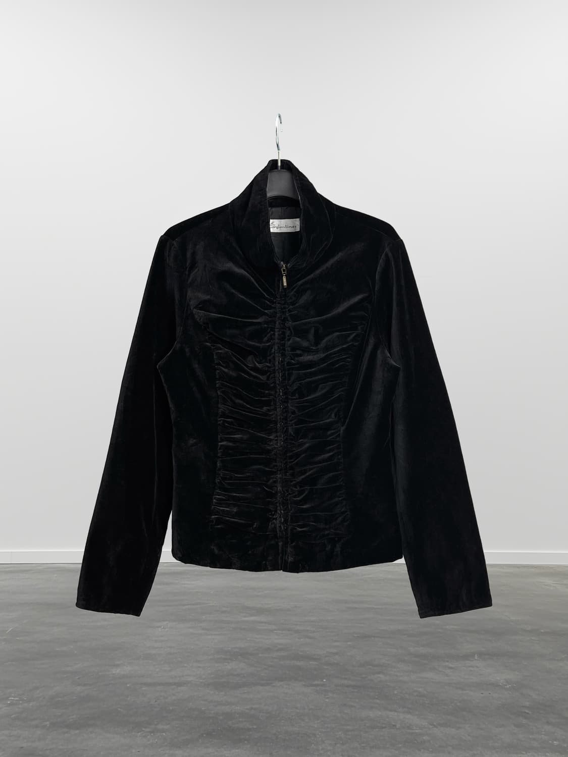 EGLANRINE 셔링 디테일 집업 자켓 상품이미지1