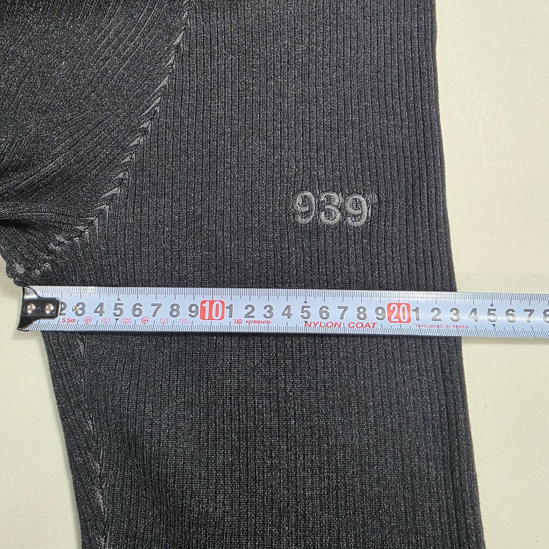 1163 아카이브볼드 골지 니트 팬츠 블랙 S 데일리룩 상품이미지4