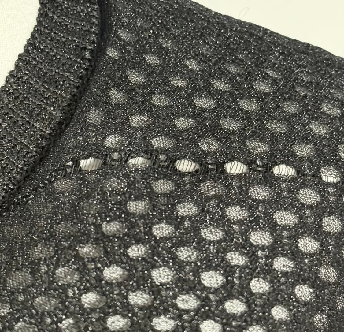 23aw 느와케이니노미야 꼼데가르송 튤레이어드 스웨터 s 상품이미지3