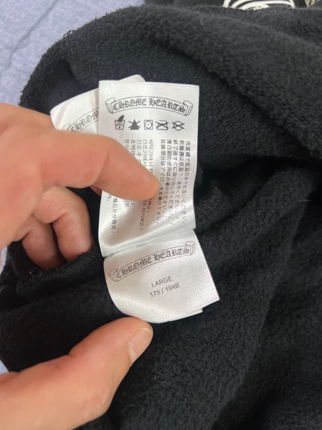 [L] 크롬하츠 홀스슈 플로랄 후드 상품이미지7