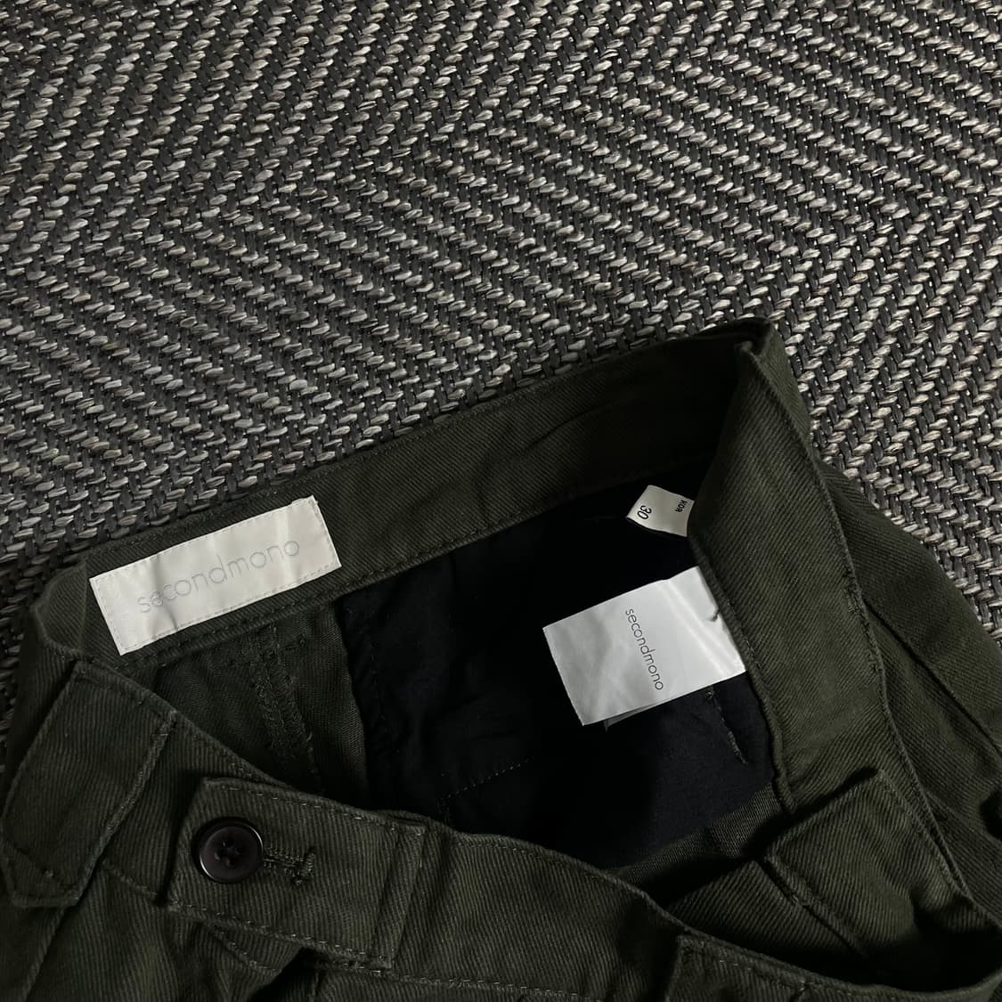 세컨드모노 올리브 와이드 데님 팬츠y 3736 상품이미지6