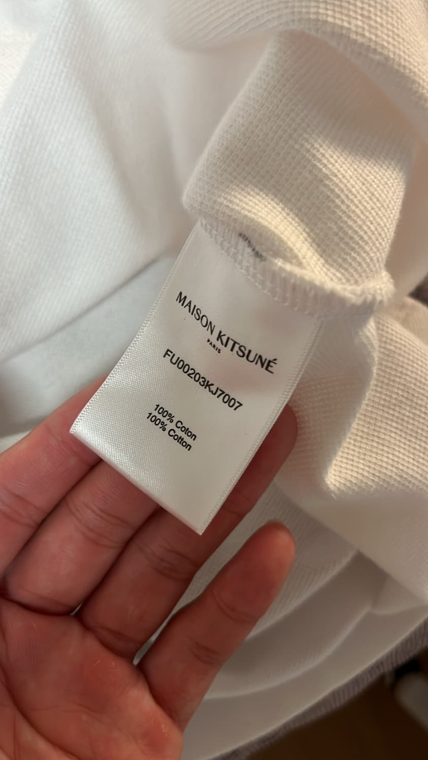 메종키츠네 카라티 화이트 s 상품이미지7