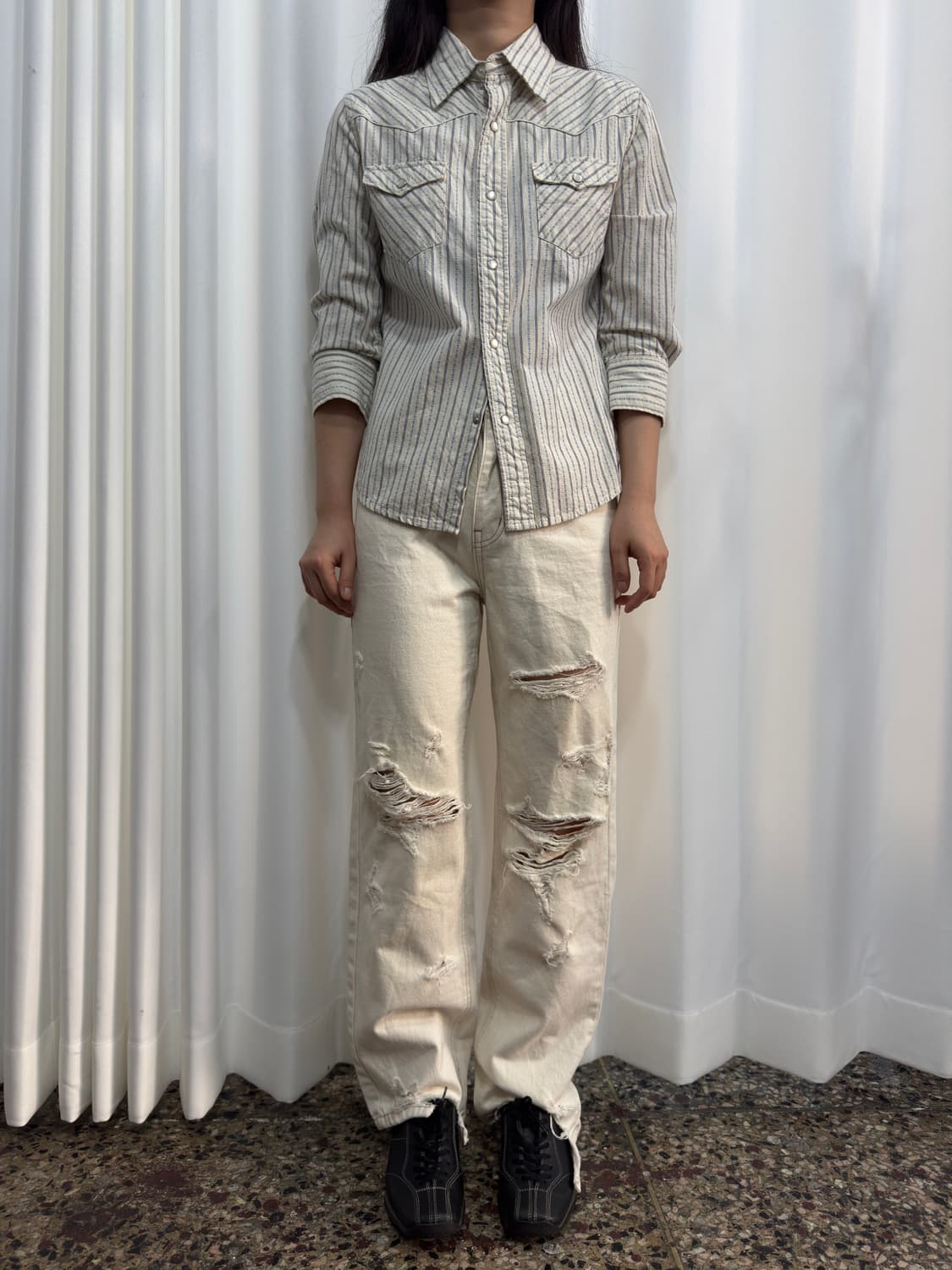 w.w.g damage detail pants 상품이미지5