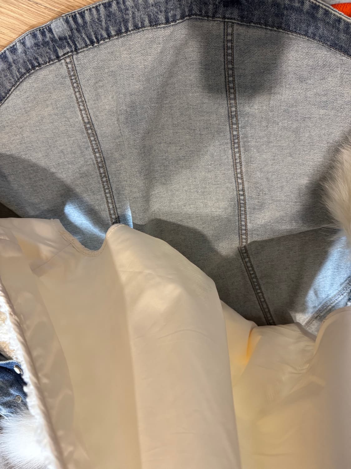 오즈세컨 폭스퍼 데님 베스트 상품이미지7