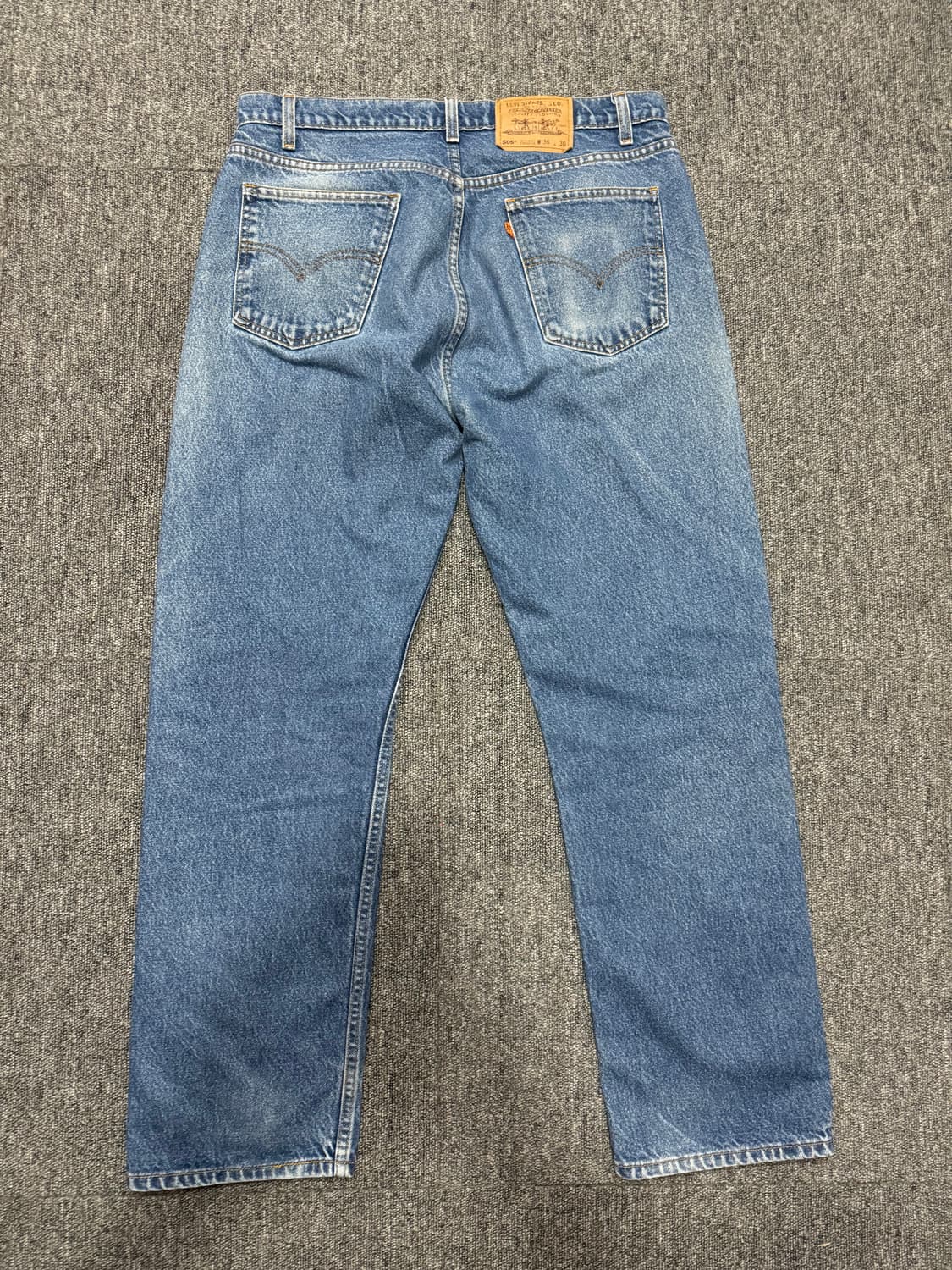 90s 리바이스 505 오렌지탭 미디움 워시드 데님 36 상품이미지6