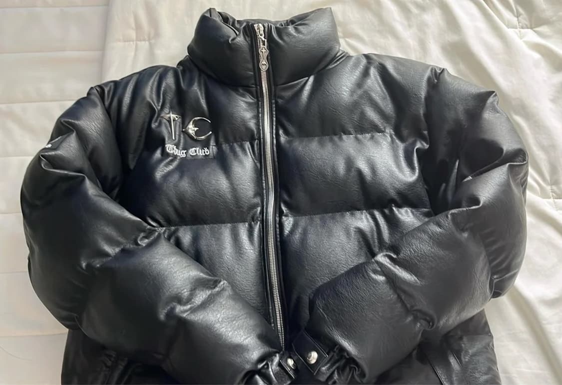 떠그클럽 레더패딩 초판 2사이즈  상품이미지2