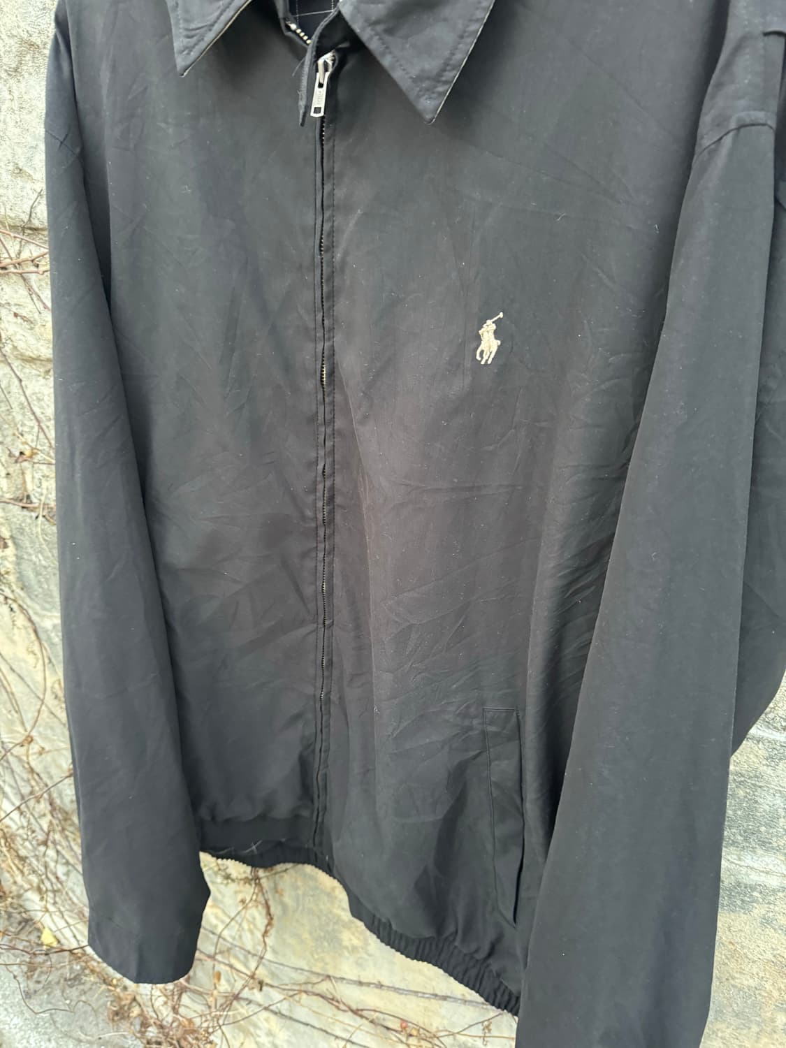 폴로 랄프로렌 스윙톱 헤링턴 자켓 포니로고 블랙 빅사이즈 상품이미지4