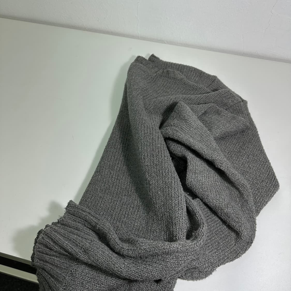 M 폴로 랄프로렌 차콜 면 라운드 니트 상품이미지5