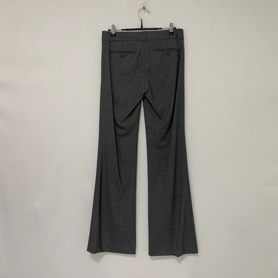 띠어리 세미 부츠컷 울 슬랙스 팬츠 27-28인치 그레이 여성 정장바지 상품이미지5