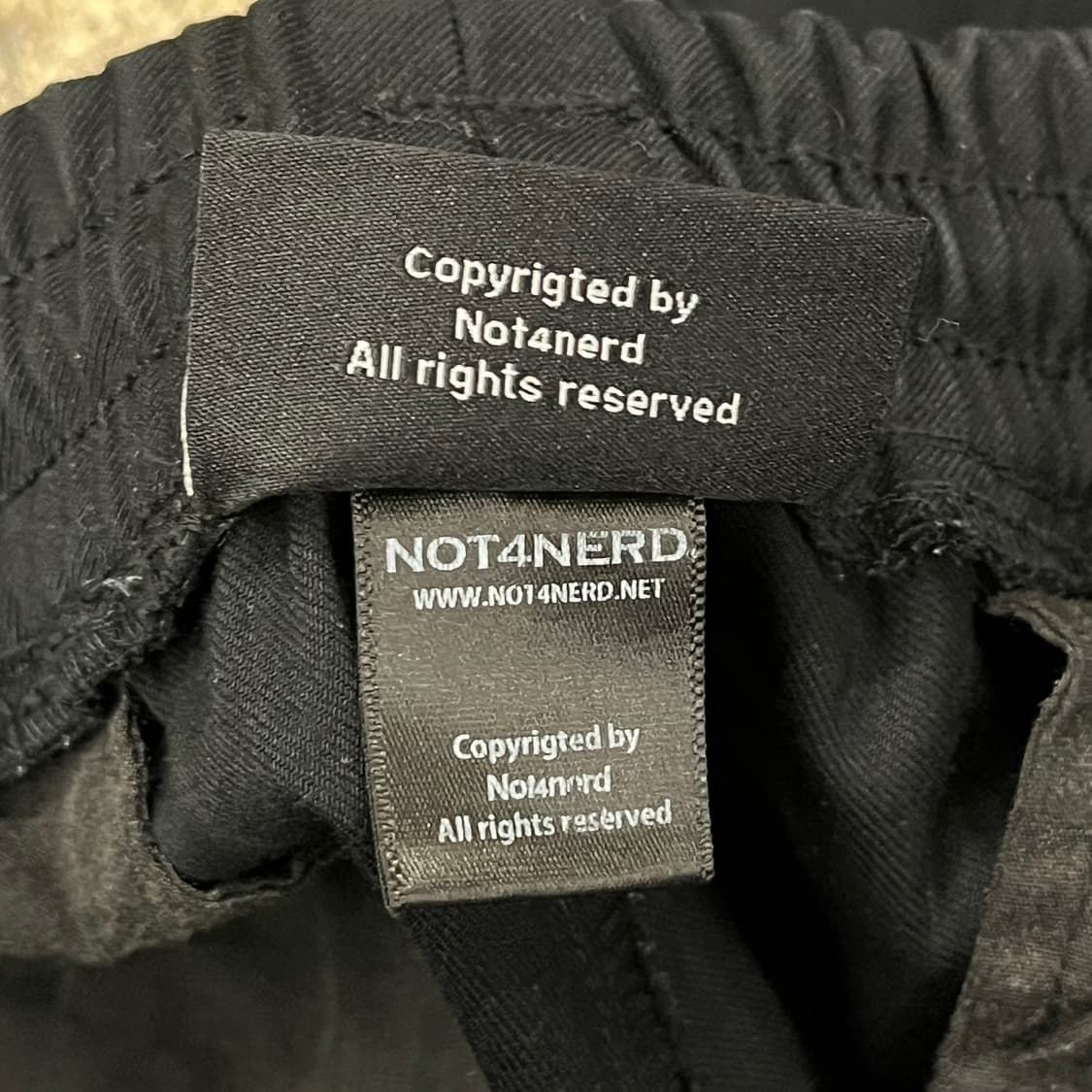 [정품/M] 낫포너드 블랙 카고 조거팬츠 허리밴딩 바지 b16 상품이미지5