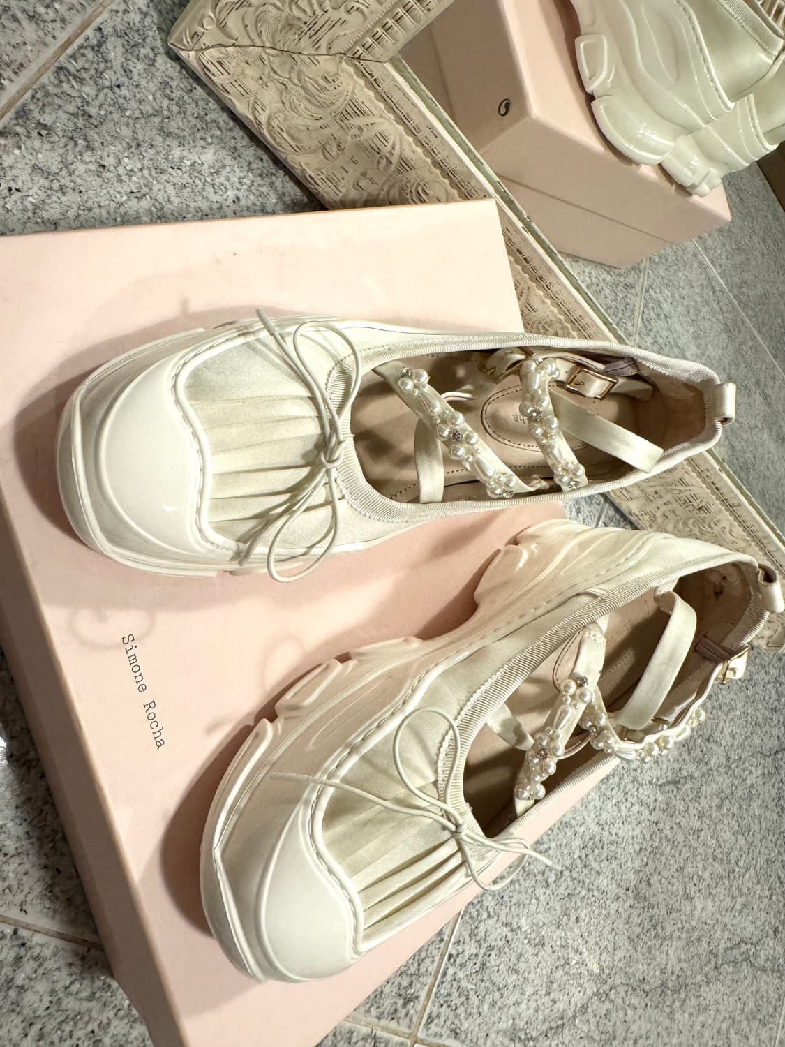 ✨Simone Rocha Pearl Platform Ballerina 상품이미지6