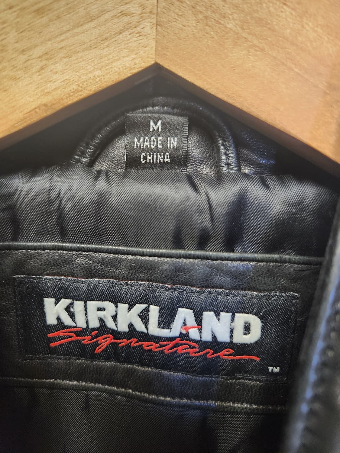 커클랜드 램스킨 가죽자켓 M 상품이미지2