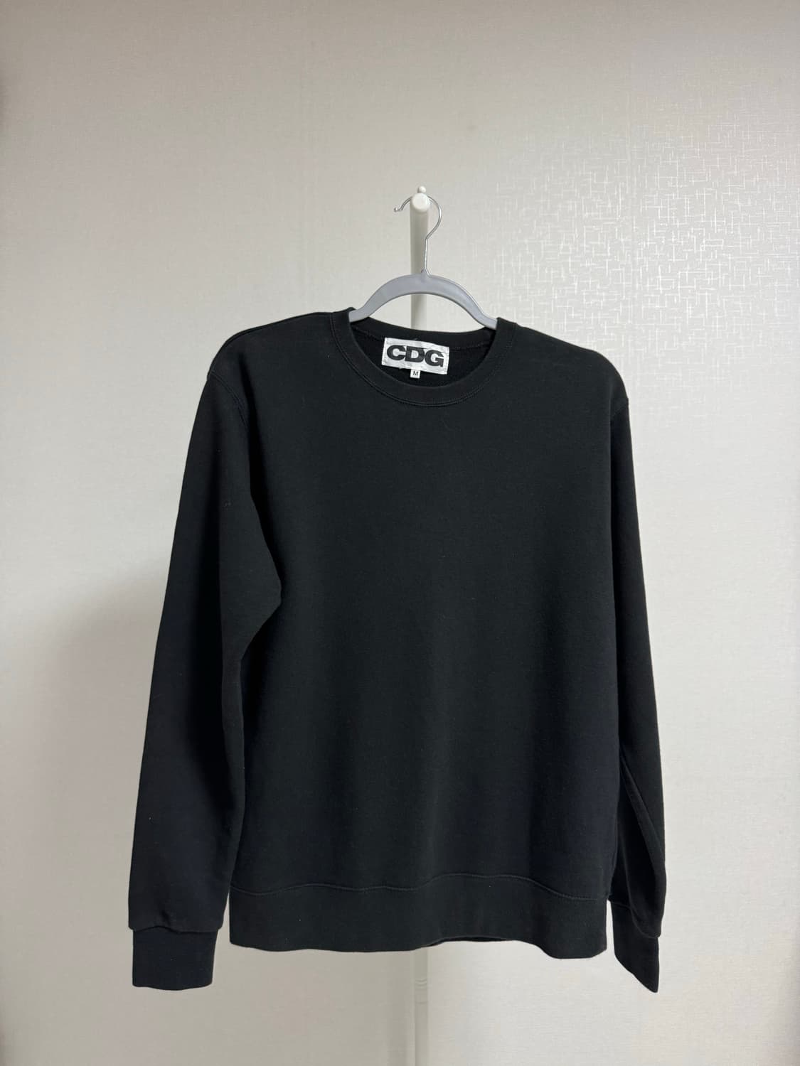 꼼데가르송 CDG 블랙 맨투맨 M 상품이미지2