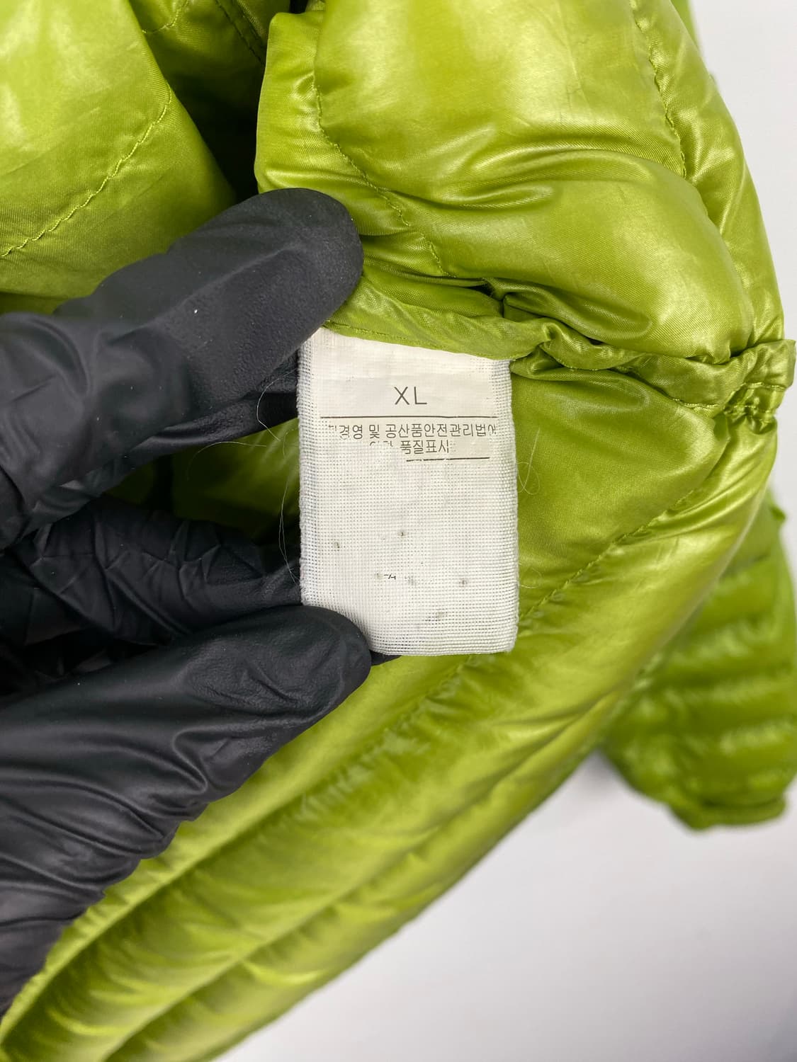 노스페이스 그린 퍼텍스 구스다운 800 경량패딩 XL 상품이미지7